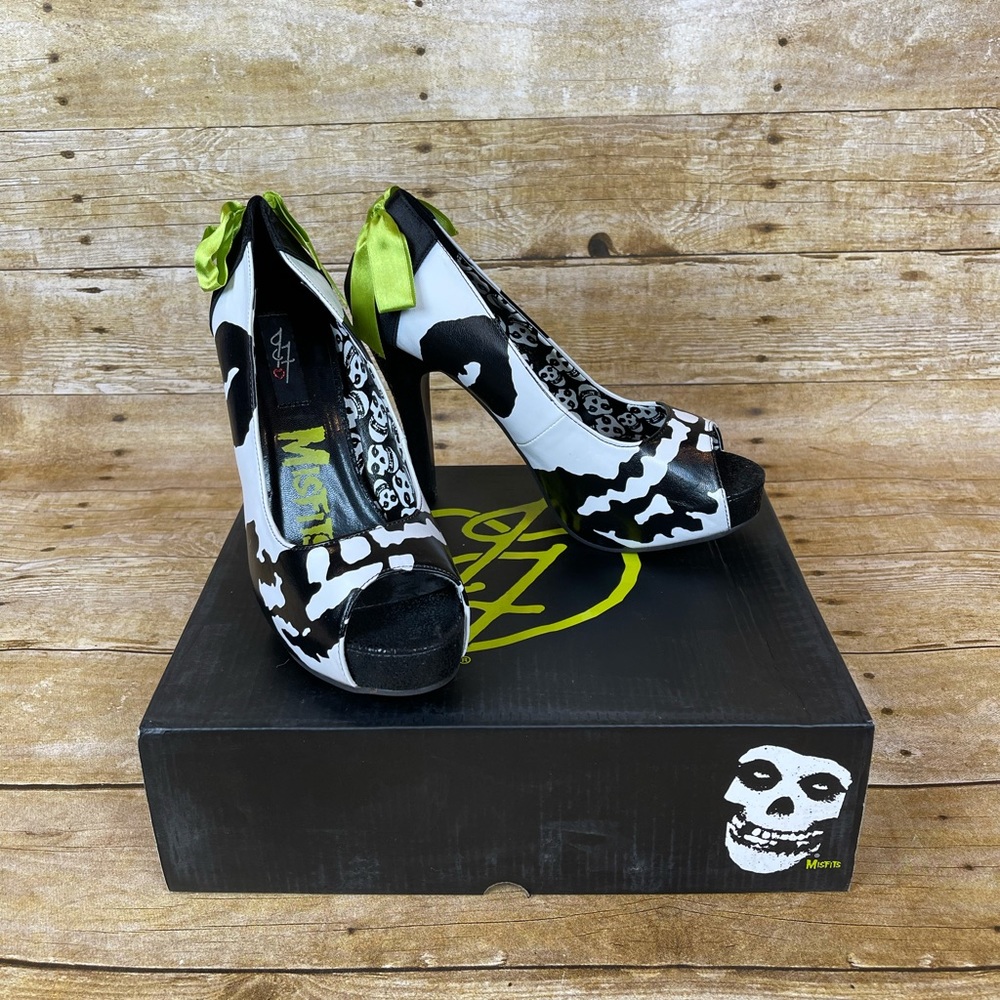 Iron Fist Misfits Peep Toe Heels Shoes